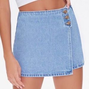 Denim skort! Thick and high quality denim.